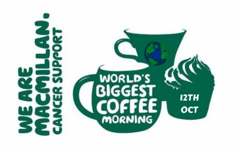 Macmillan coffee morning logo