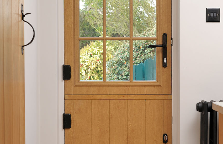 Oak uPVC stable door