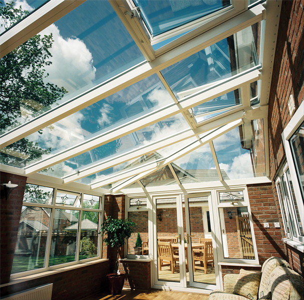 lean to conservatory white uPVC