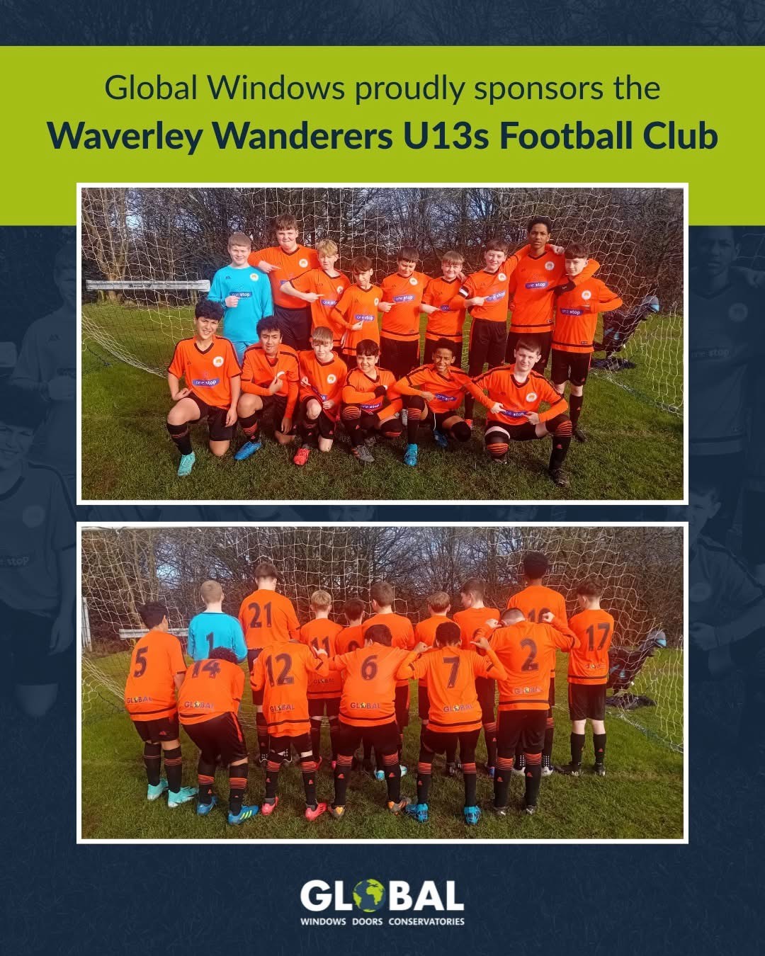 Backing Local Talent – Proud Sponsors of Waverley Wanderers U13s